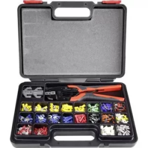 Image of TOOLCRAFT PZ-507 1365635 Crimper set 439 Piece Cable lugs, Blade terminals, Blade terminal receptacles, Butt connectors, Ferrules 0.5 up to 16 mm²