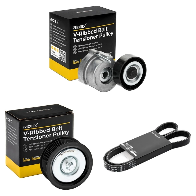 Image of RIDEX 542R1090 V-ribbed belt set V-Ribbed Belt Set (542)
