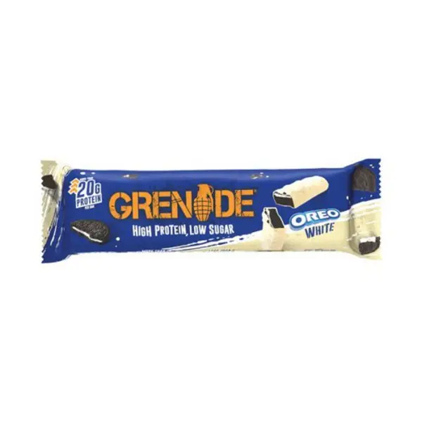 Image of Grenade High Protein Bar Low Sugar White Oreo (Pack of 12) C007795