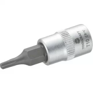Image of TOOLCRAFT T10 816080 Torx Bit T 10 1/4 (6.3 mm)