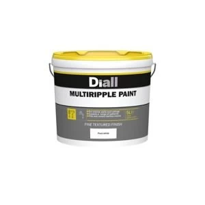 image of BQ Multi ripple Pure white Textured Special effect Paint 5L