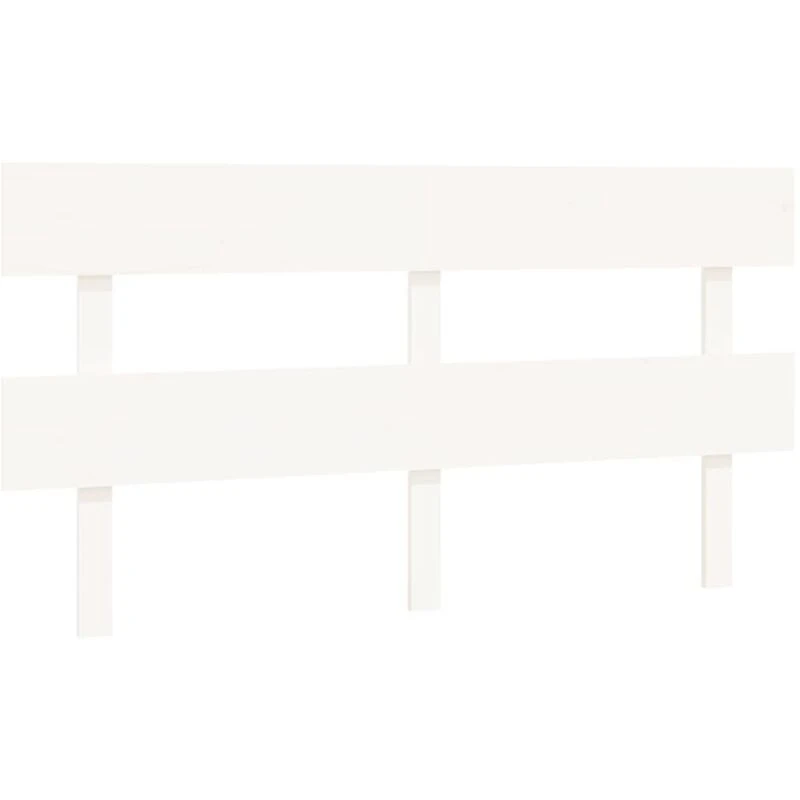 Image of VIDAXL Bed Headboard White 164x3x81cm Solid Wood Pine Vidaxl 8720287009627
