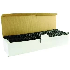 Image of Q-Connect Black 8mm Binding Combs Pack of 100 KF24018