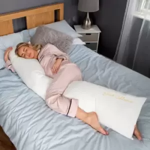 Image of Mother & Baby Organic Cotton 6ft Deluxe Body and Baby Support Pillow