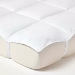 Image of Super Microfibre Single Mattress Topper - Homescapes