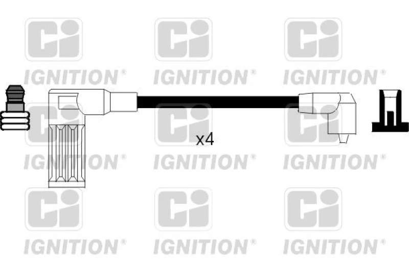 Image of QUINTON HAZELL Ignition lead set QUINTON HAZELL XC377
