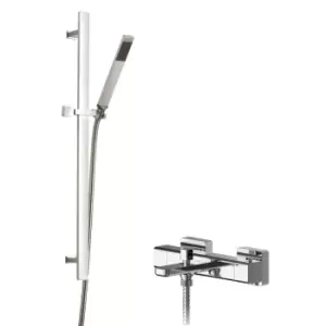 Image of Hudson Reed Thermostatic Bath Shower Mixer & Kit Chrome