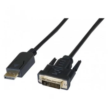 image of Displayport 1.1 To Dvi D Cord 1.8m