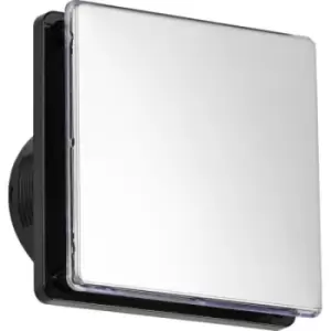 image of MLA Knightsbridge 100Mm/4" LED Backlit Extractor Fan With Overrun Timer Polished Chrome - EX004TPC