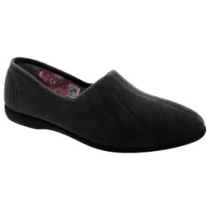 image of GBS Audrey Ladies Slipper / Womens Slippers (5 UK) (Black)