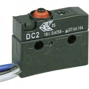 Image of Cherry Switches Microswitch DC2C C3AA 250 V AC 10 A 1 x OnOn IP67 momentary