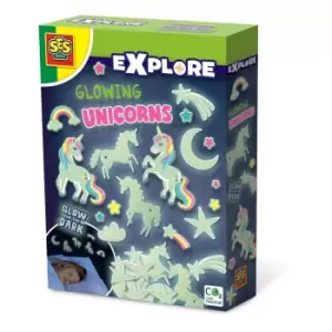 Image of SES Creative Explore Glowing Unicorns Decorative Stickers, Five...