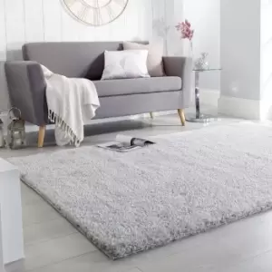 Image of Velvet Rug Silver