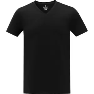 image of Elevate Mens Somoto T-Shirt (M) (Solid Black)