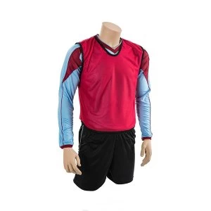 Image of Mesh Training Bib Adult - Red