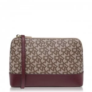 Image of DKNY Logo Dome Bag - Chi/Wine GOW