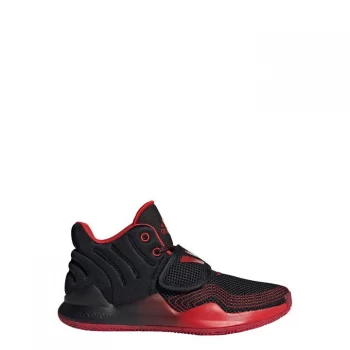 Image of adidas Deep Threat Primeblue Shoes Kids - Core Black / Vivid Red / Core