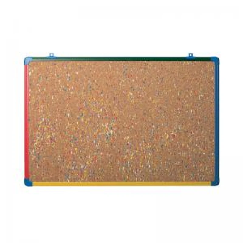 Image of Bi-Office Schoolmate Noticeboard Cork Coloured Frame 600x450mm SF041408866