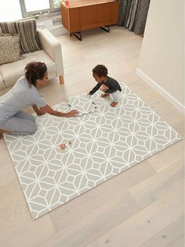 Image of Tutti Bambini Puzzle Playmat - Tiles White Sand, Multi 511400/WS