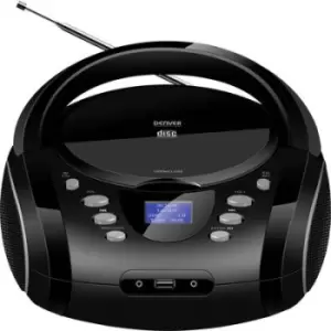 Image of Denver TDB-10 Radio CD player FM, DAB+ CD, Bluetooth, AUX Alarm clock Black