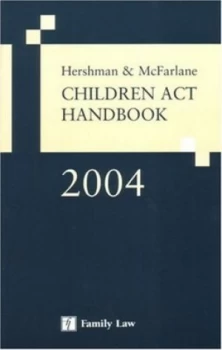 Image of Hershman and Mcfarlane Children Act Handbook by David Hershman and Andrew Mcfarlane Paperback