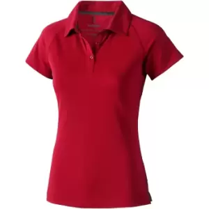 image of Elevate Womens/Ladies Ottawa Short Sleeve Ladies Polo (M) (Red)