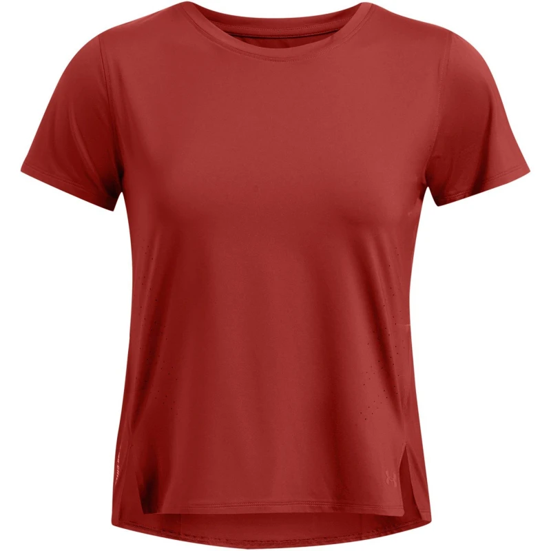 Image of Under Armour Womens Launch Elite Long-Sleeve Performance Gym Top Orange female 8 (XS)