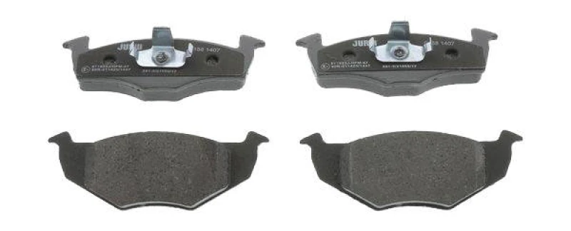 Image of JURID 571923J Brake pad set not prepared for wear warning indicator, without accessories Brake Pad Set,disc brake (402)