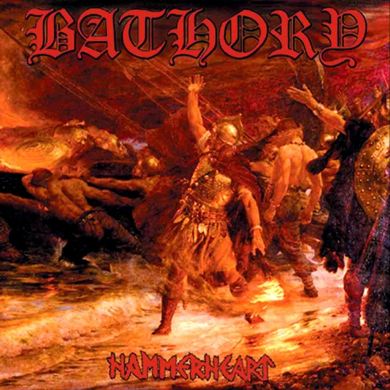 Image of Bathory Hammerheart LP Black Onesize Unisex