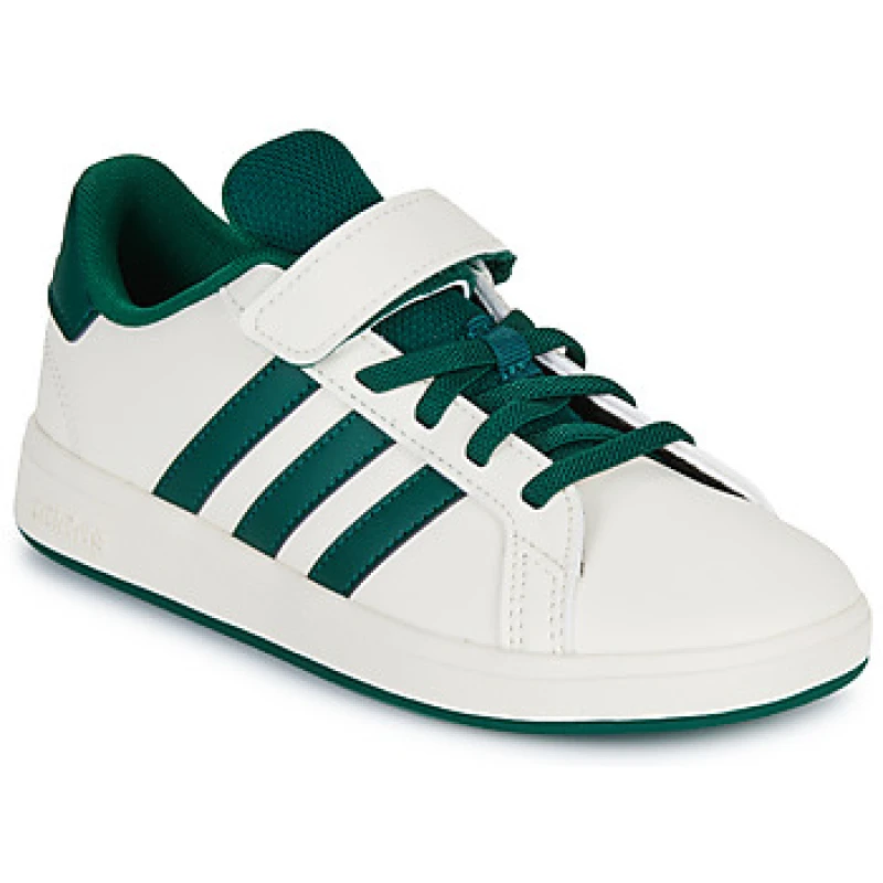 Image of adidas GRAND COURT 2.0 EL C girls's Children's Shoes (Trainers) in Beige