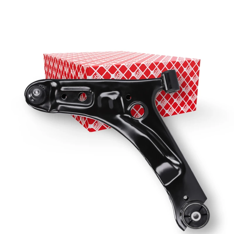 Image of FEBI BILSTEIN 41808 Suspension arm Control Arm, Sheet Steel, Lower, with ball joint, with rubber mounts Sheet Steel Track Control Arm (273)