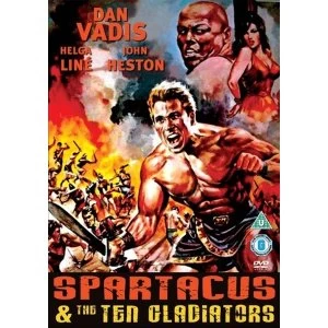 image of Spartacus And The Ten Gladiators DVD