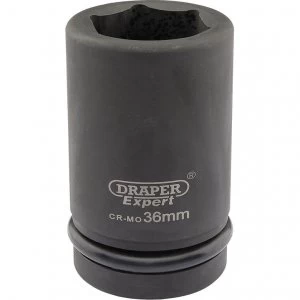 Image of Draper Expert 1" Drive Deep Hexagon Impact Socket Metric 1" 36mm