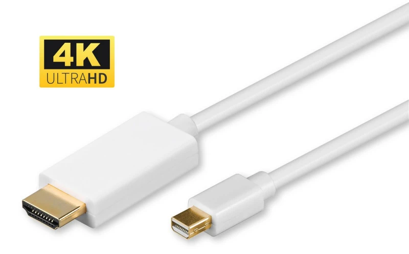 Image of Microconnect MDPHDMI1-4K video cable adapter 1m Mini DisplayPort HDMI