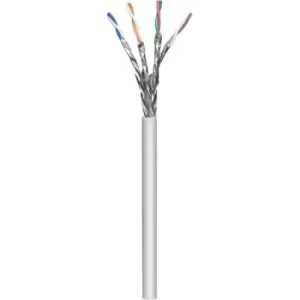 image of Intellinet Network Bulk Cat6a Cable 23 AWG Solid Wire Grey 305m S/FTP LSZH CPR-Dca Rated Drum