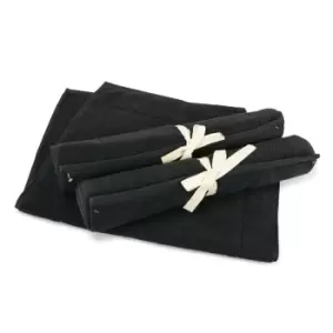 Image of A&R Towels Bath Mat (One Size) (Black)