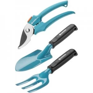 Image of GARDENA 08968-30 Fork, Trowel, Secateurs