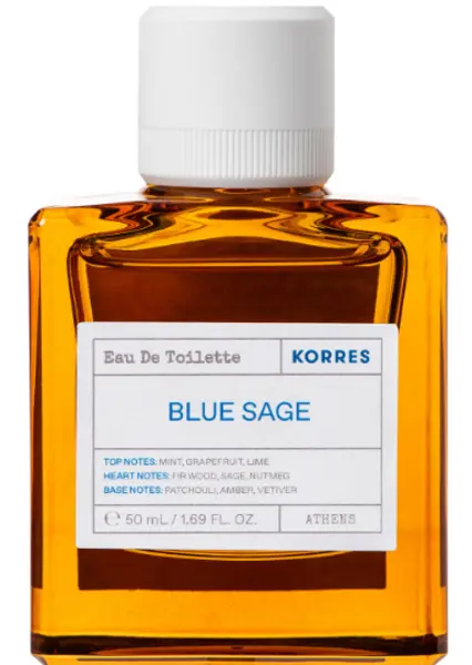 Korres Blue Sage Eau de Toilette Unisex 50ml