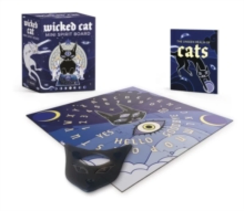 Image of Wicked Cat Mini Spirit Board. Paperback. By Benjamin Harper Books