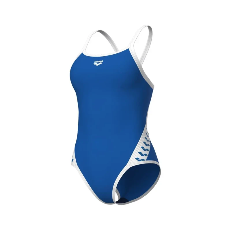 Image of Womens 1 Piece swimsuit Arena Icons Super Fly Back Solid Bleu Female 44
