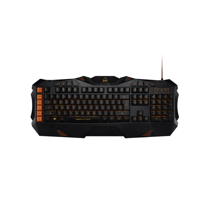 Image of Canyon Fobos keyboard Gaming USB Black. Orange