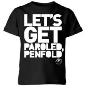 Image of Danger Mouse Let's Get Paroled Penfold Kids T-Shirt - Black - 11-12 Years