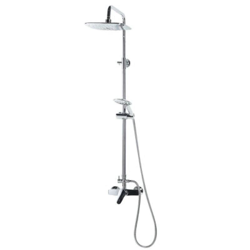 Image of Beliani Mixer Shower Set With Rainshower Howick Silver