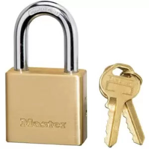 Image of Masterlock 38mm Wide Thick Brass Body Padlock - N/A