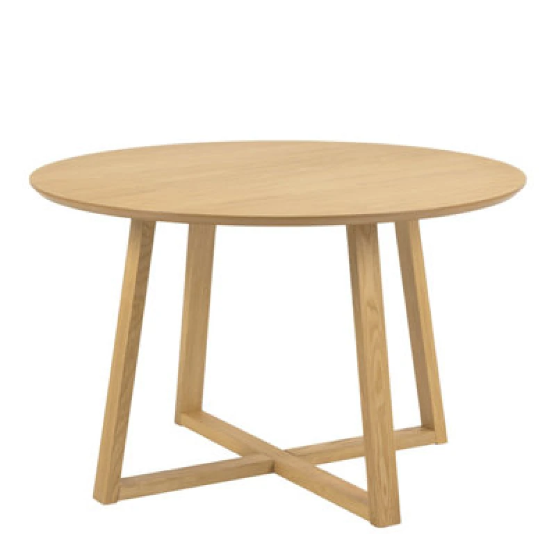 Image of Furniture To Go Malika Round Dining Table In Oak