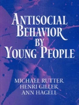 Image of Antisocial behavior by young people by Michael Rutter