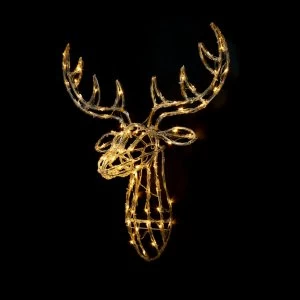 Image of Premier LED Reindeer Head - 70cm