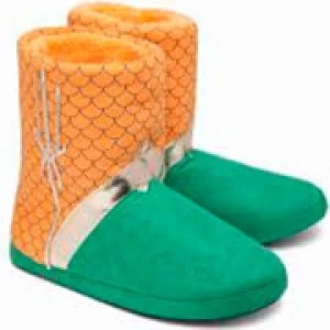 image of DC Comics Aquaman Uniform Slippers - L-XL