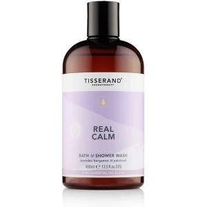 image of Tisserand Aromatherapy Real Calm Bath & Shower Wash 400ml