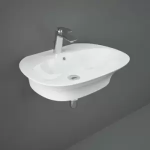 Image of Rak Ceramics - rak Sensation Wall Hung Basin 650mm Wide - 1 Tap Hole